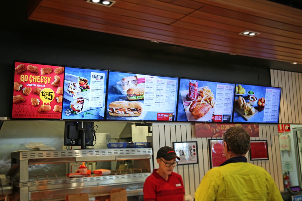 Digital Menu Boards Red Rooster