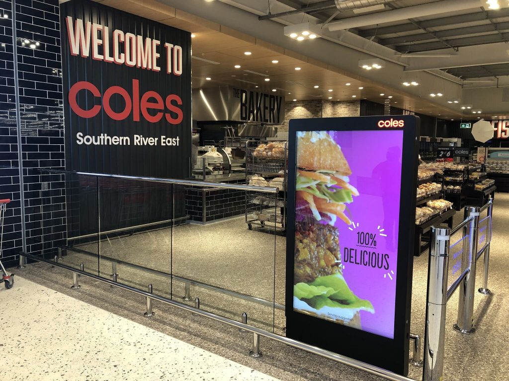 Coles Indoor Digital Kiosk