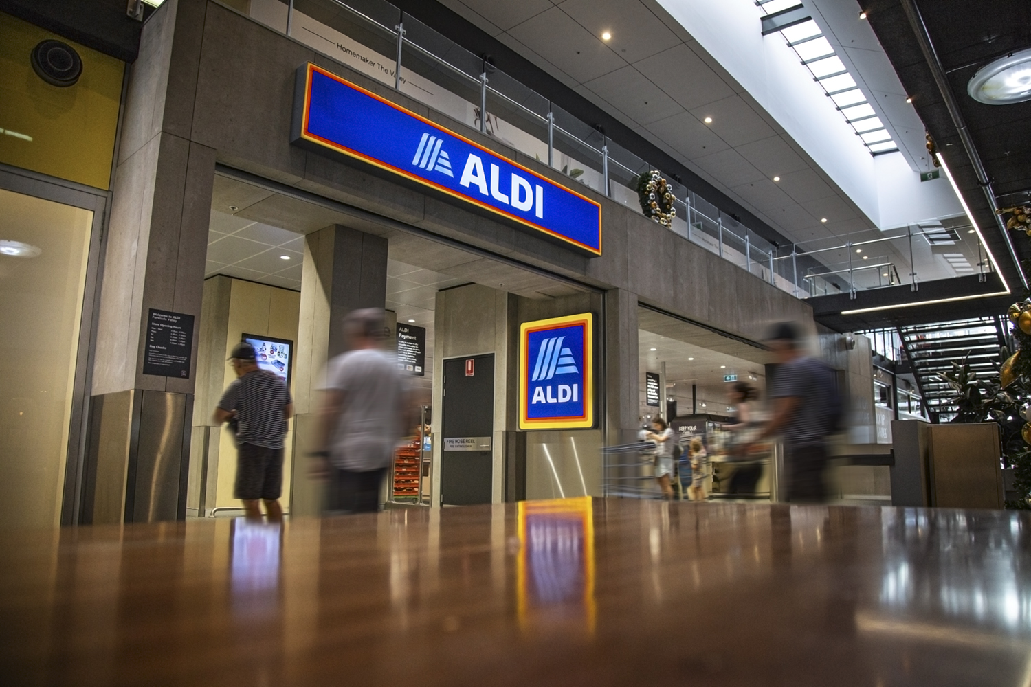 Illuminated Acrylic Face Signs ALDI