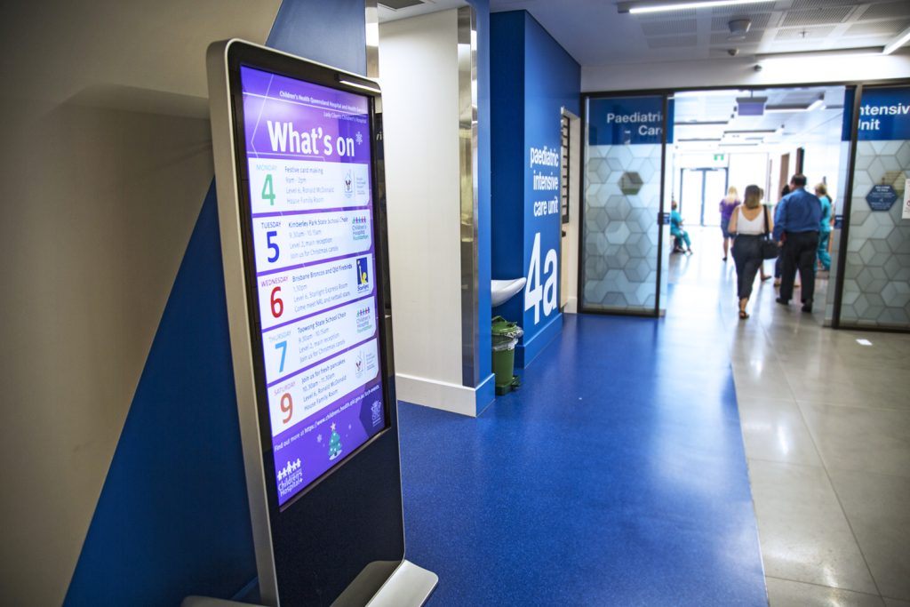 Queensland Childrens Hospital Indoor Kiosk