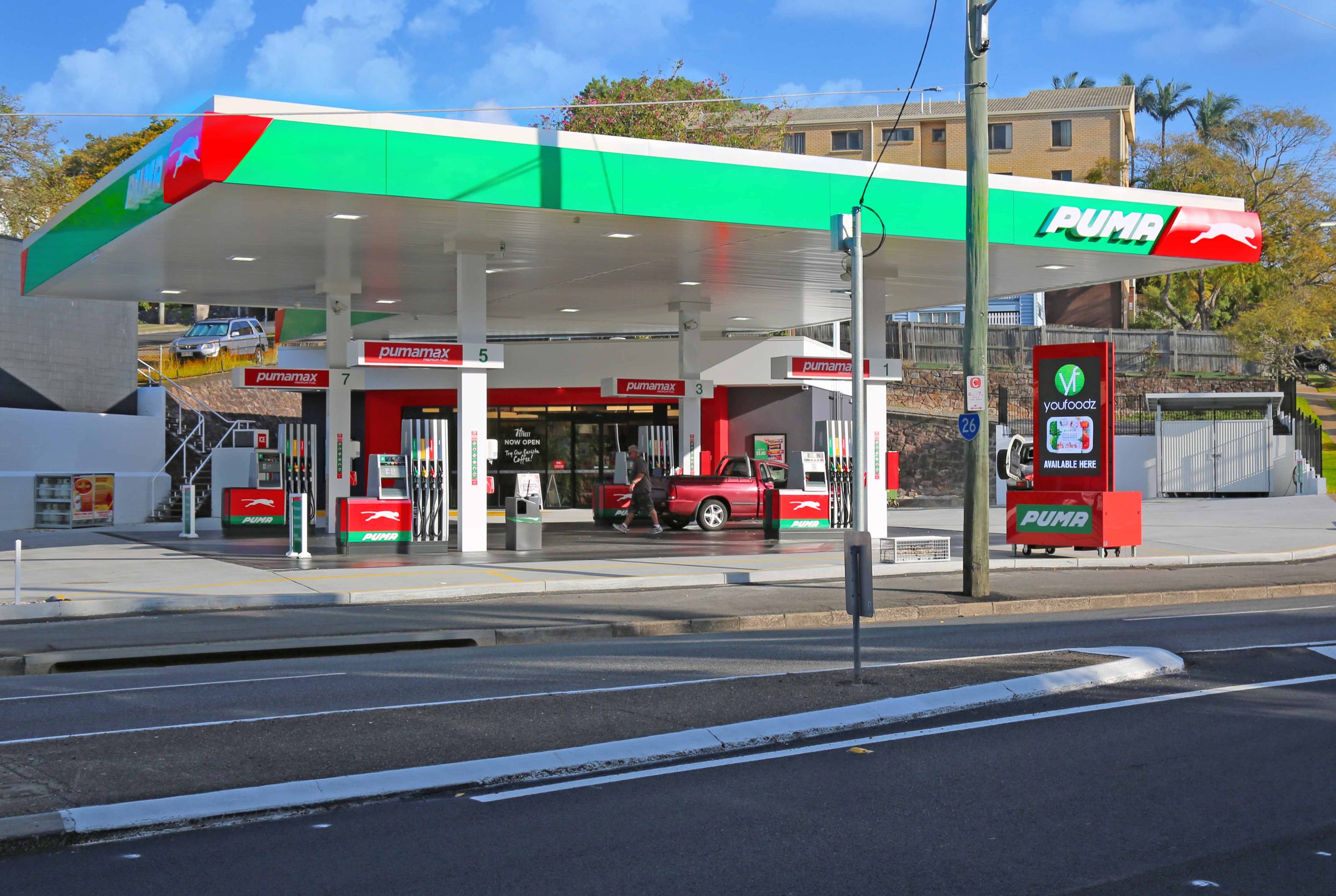 Petrol station digital signage delivers innovation at the pump