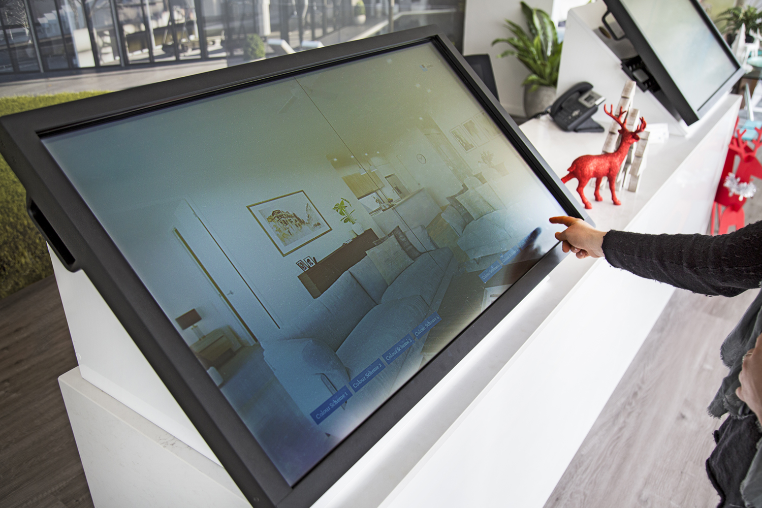 Interactive touchscreen technology is elevating the conventional development sales space