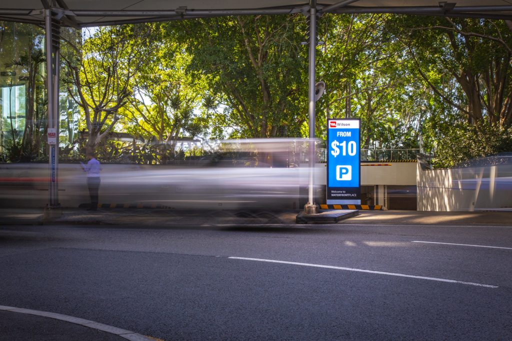 Outdoor LED Plinth - Wilson Parking