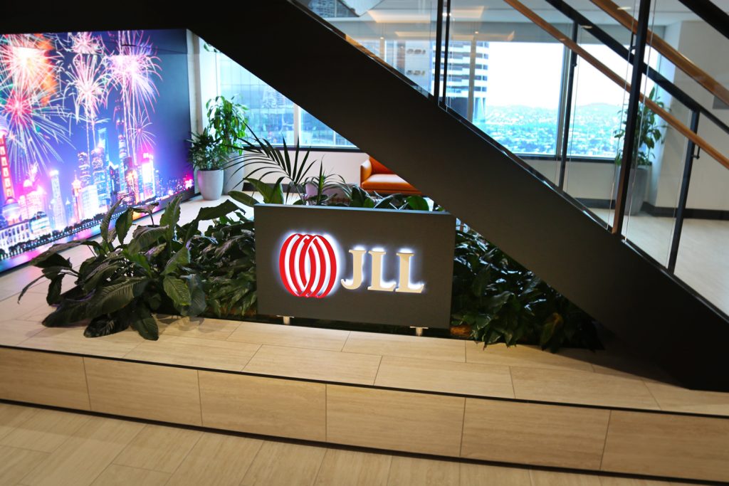 JLL Reception Sign