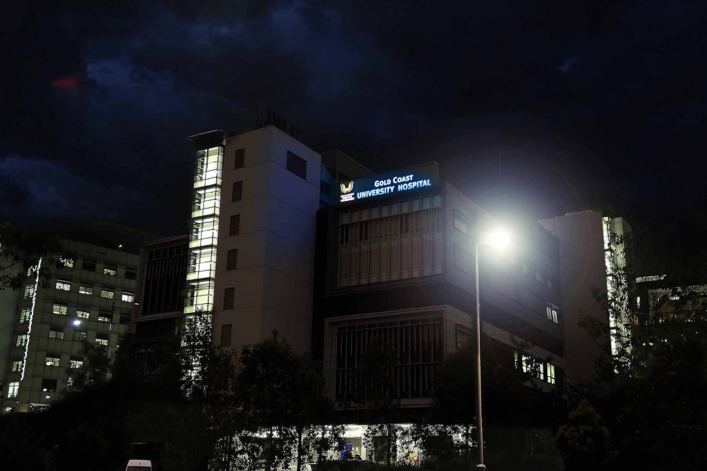 Gold Coast University Hospital Sky Signs