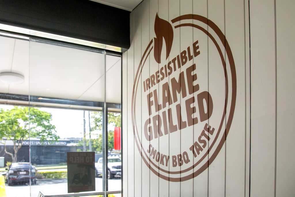 Hungry Jacks Traditional Signwriting