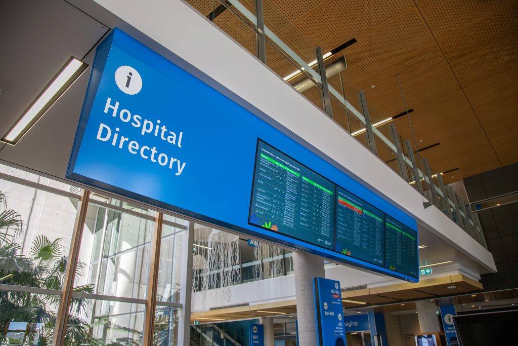 Sunshine Coast University Hospital Wayfinding - Digital Directory