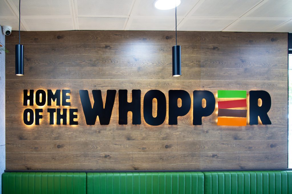 Hungry Jacks Internal Signage